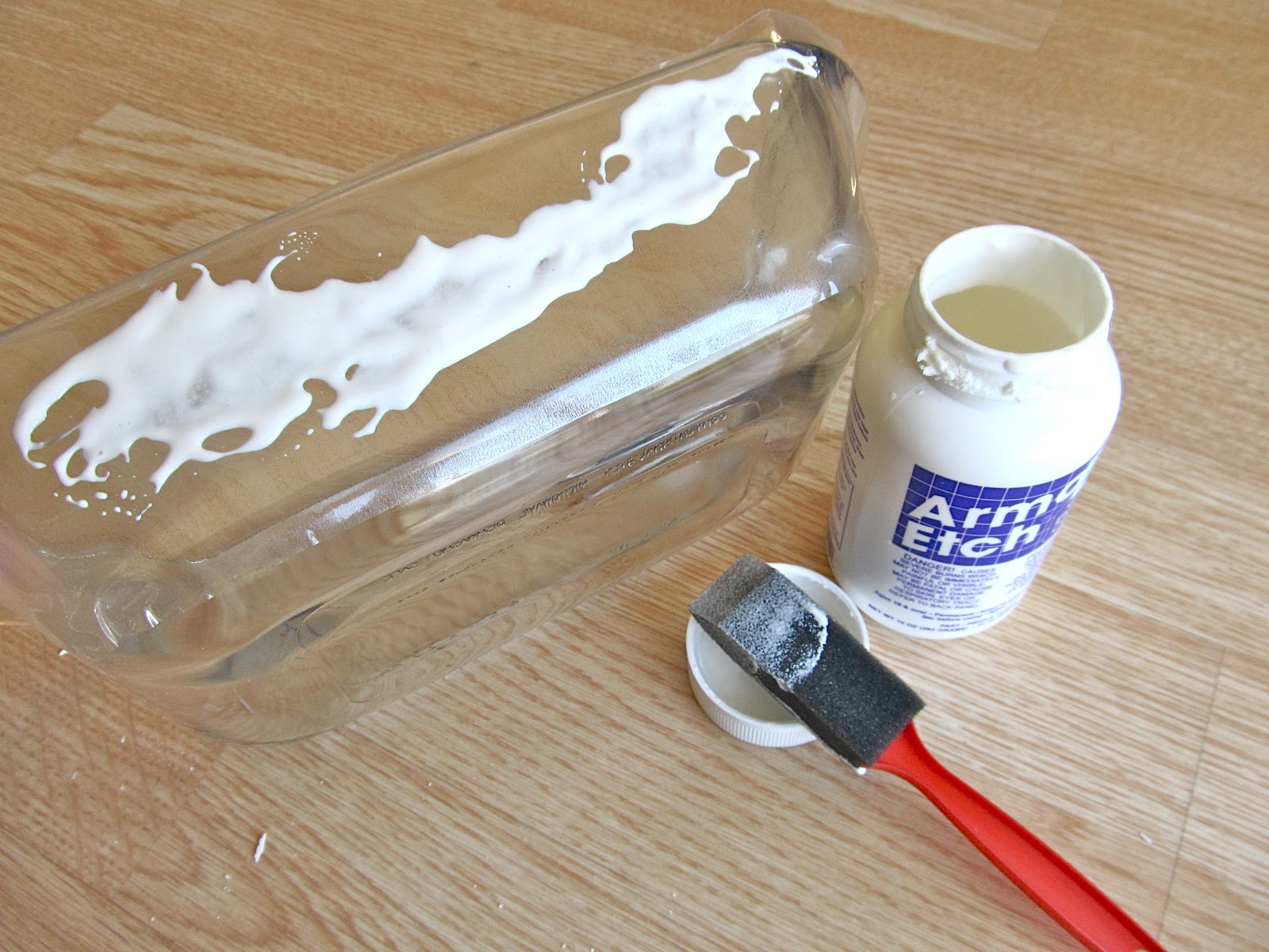 DIY Glass Etching Cream Glass House