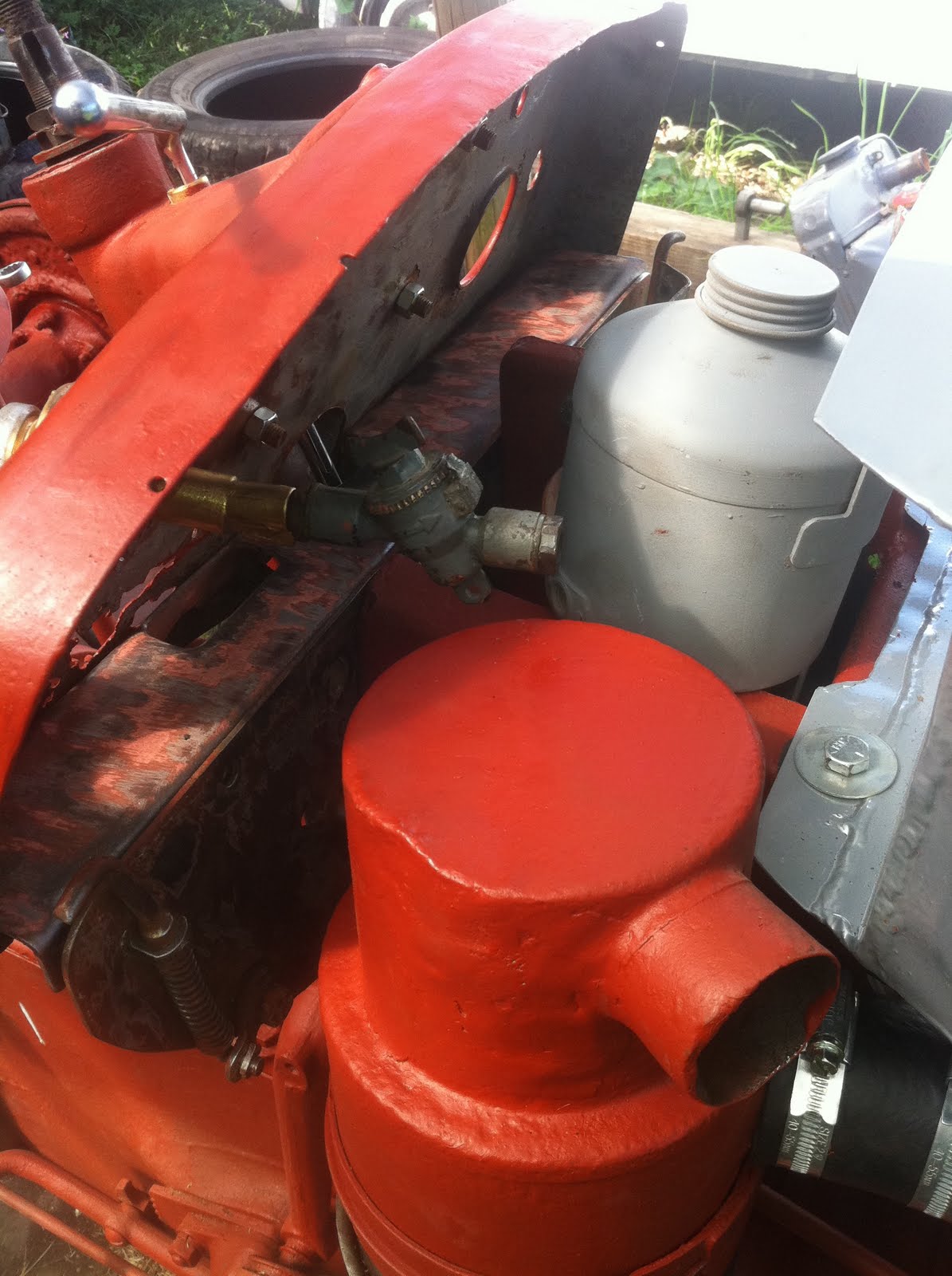 Ferguson TEF20 restoration progress with new parts