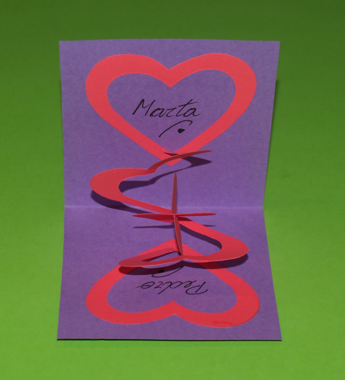 Secretos para enamorar y enamorarse más: TARJETA DE CORAZONES