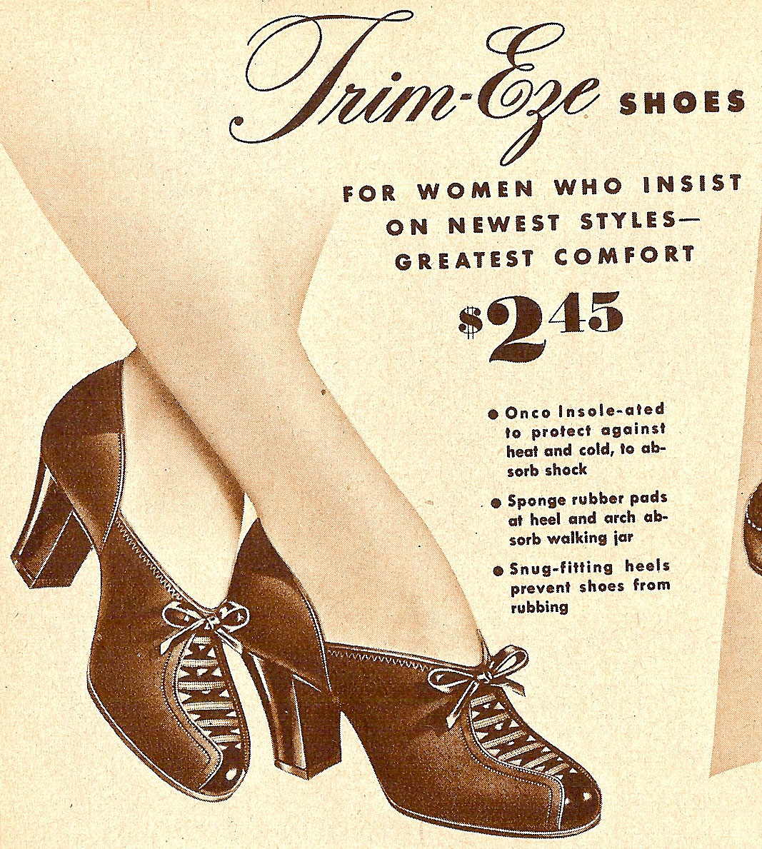 Vintage Shoe Ads