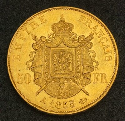 French Gold Coins 50 Francs