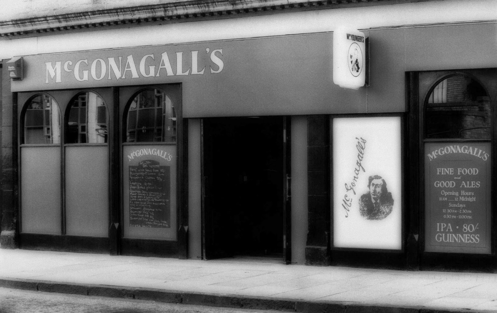 RETRO DUNDEE McGONAGALL'S PERTH ROAD 1984