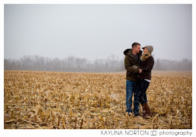 Snowy Engagement Pictures