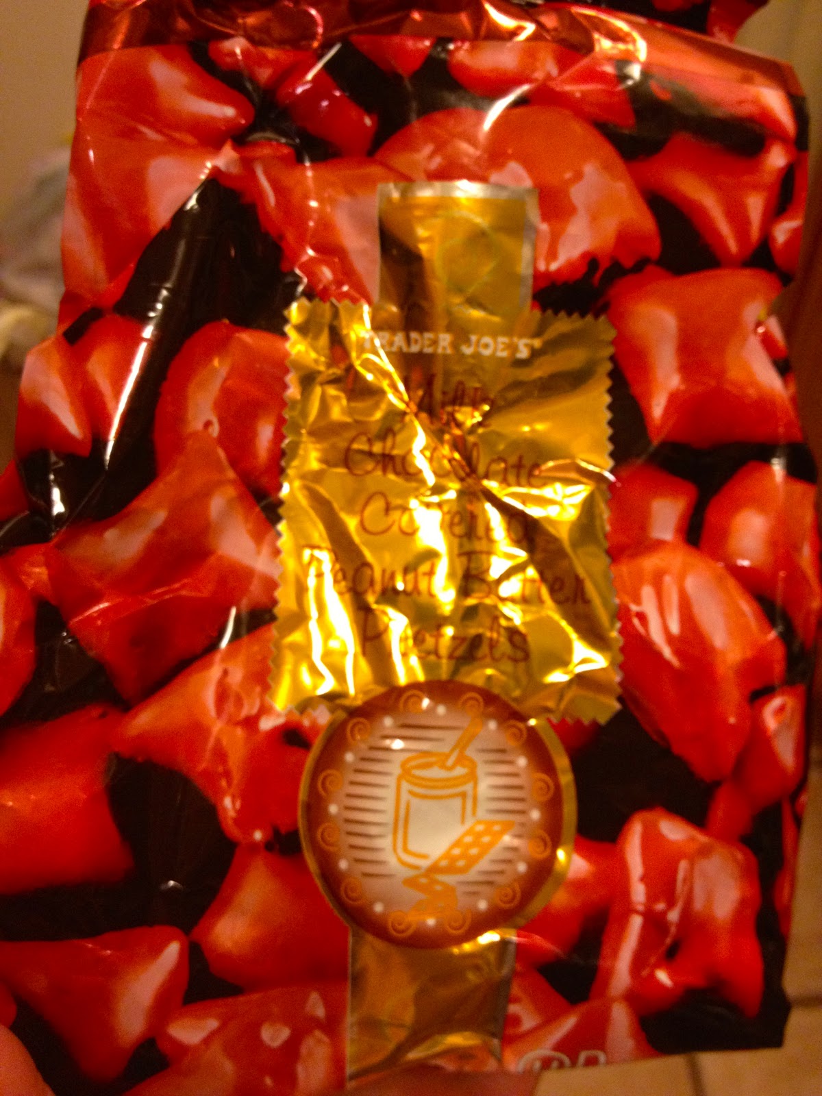 Chocolate NYC Trader Joe's chocolatecovered peanut butter pretzels