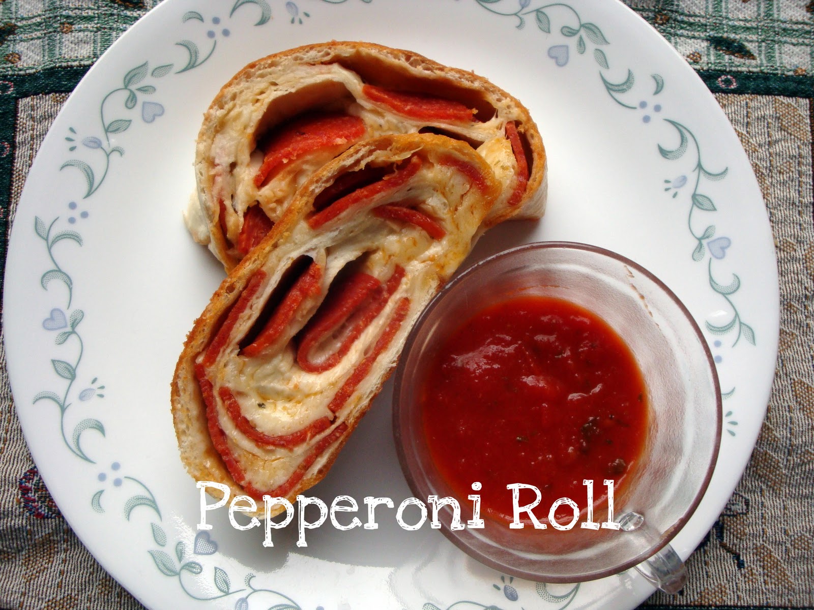Moments of Mommyhood Pepperoni Roll