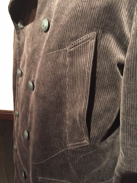 ソフトパープル 【美品】RRL コーデュロイ ハンティングジャケット 太