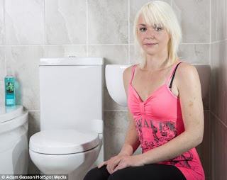 arsip-artikel-unik.blogspot.com - Wanita Ini Sangat Takut Dengan Toilet