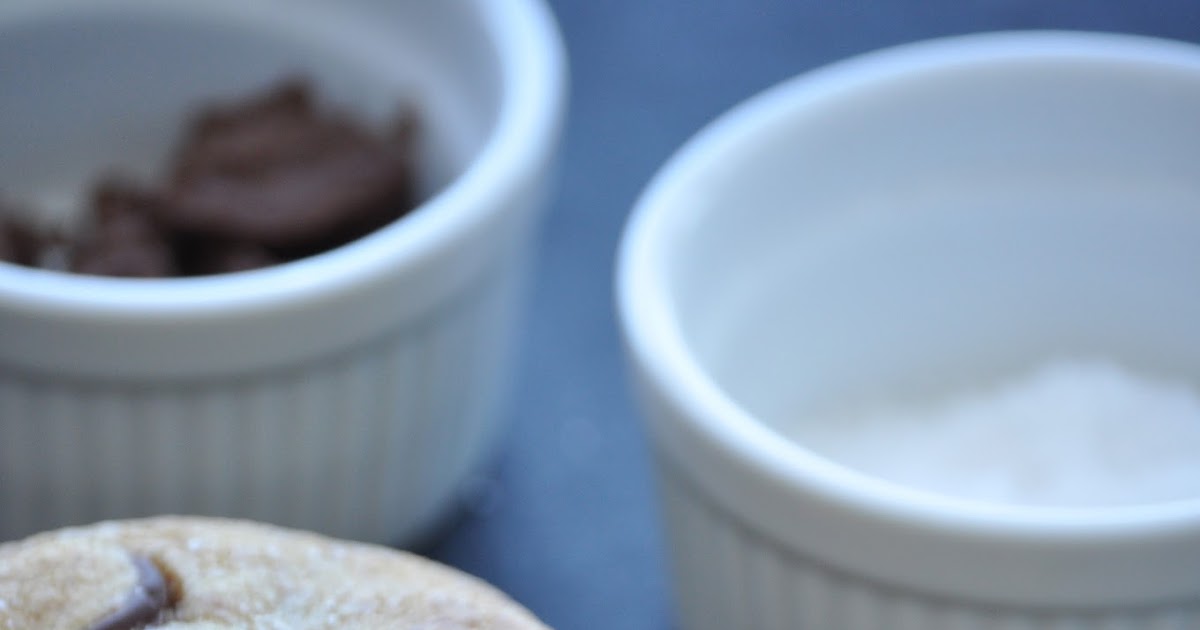 simply smitten Baked Nutella Stuffed Brown Butter + Sea Salt