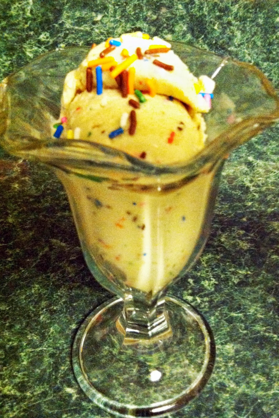 For the Love of Cookies 3 Ingredient Cake Batter Ice Cream