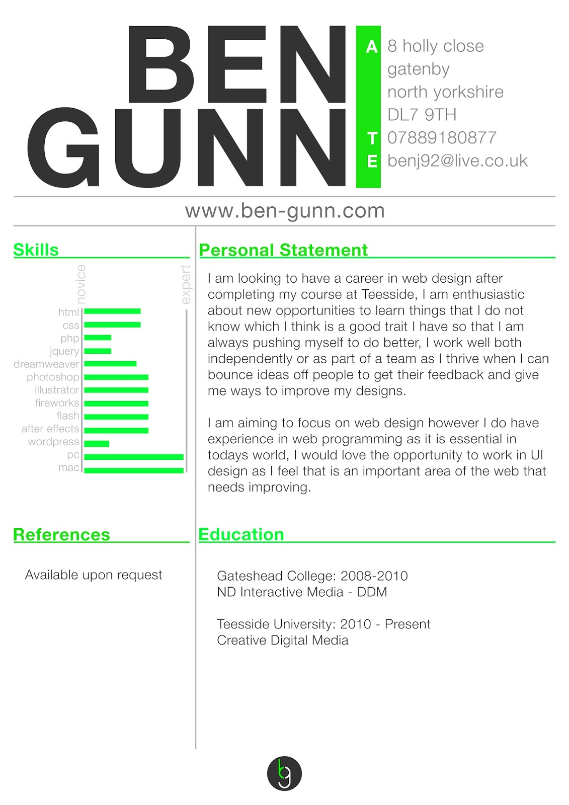 web designer resume sample free download