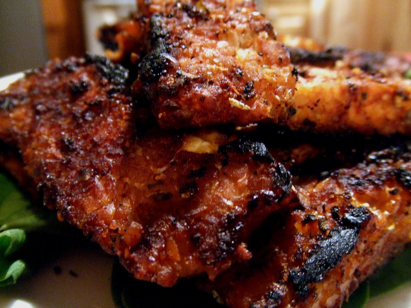 BK Challenge Balsamic BBQ Seitan and Tempeh Ribs The "V" Word