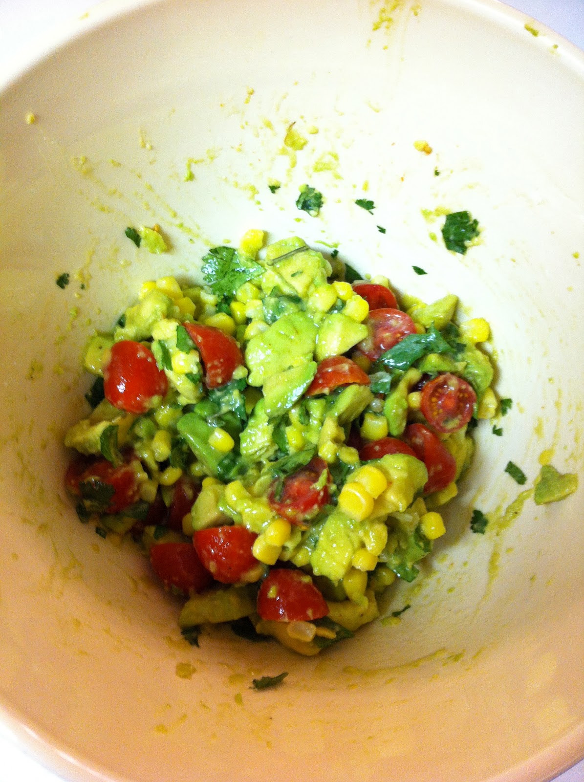 Avocado Corn Salad with Honey Cilantro Lime Dressing better together