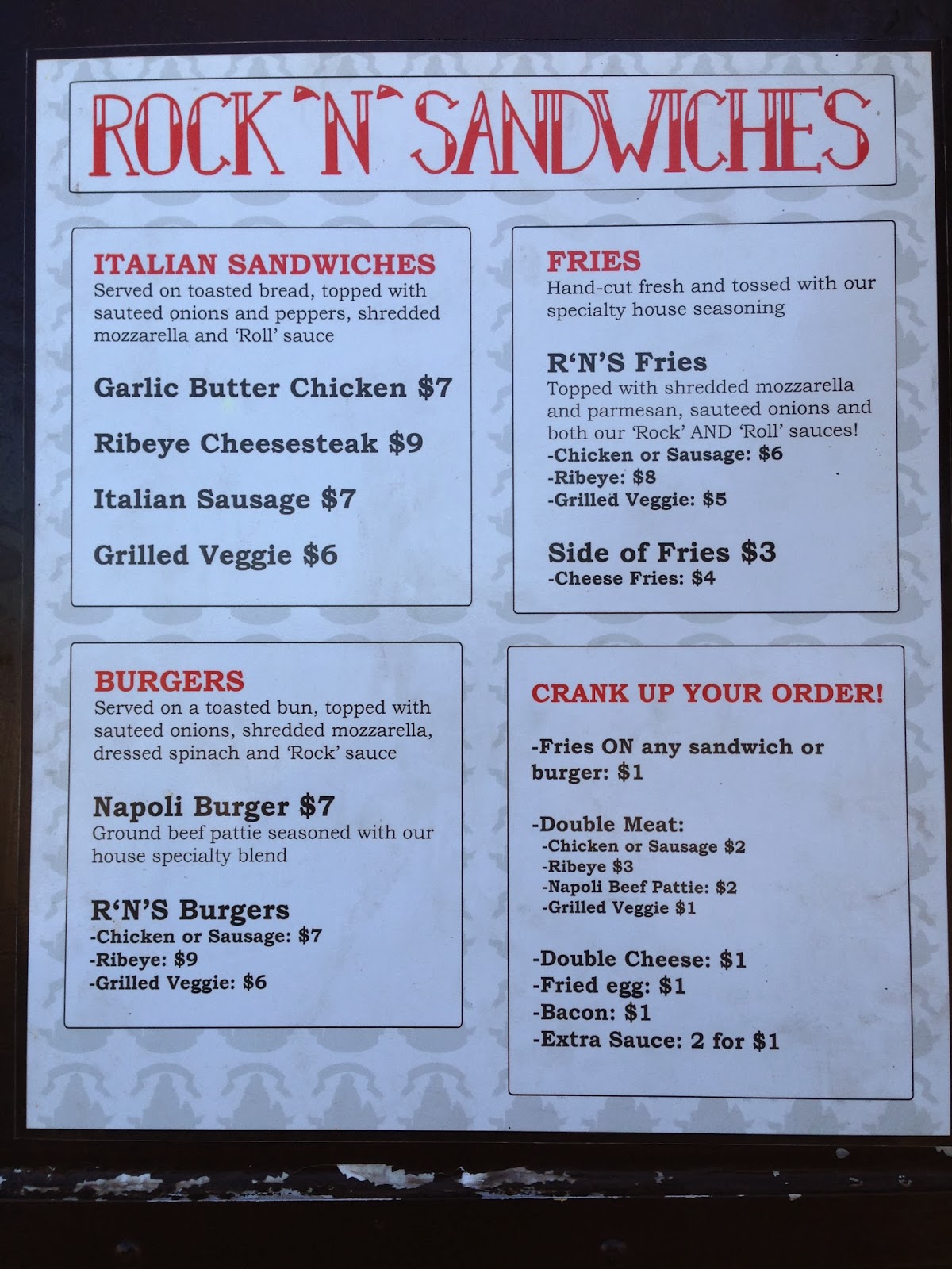 Houston Food Truck Reviews Rock 'n' Sandwiches Italian Sausage