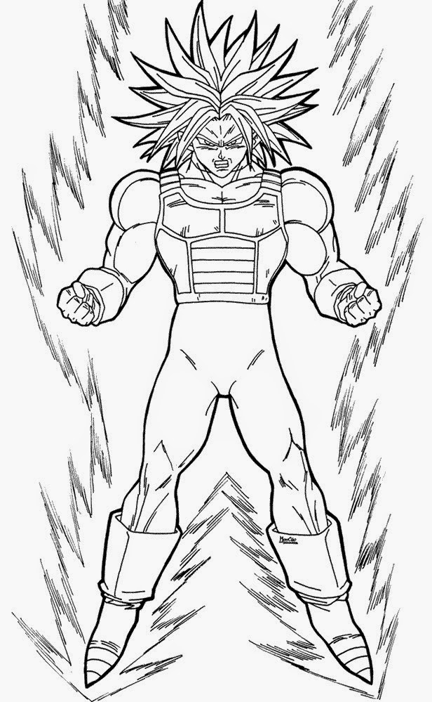 desenhos para colorir do dragon ball z