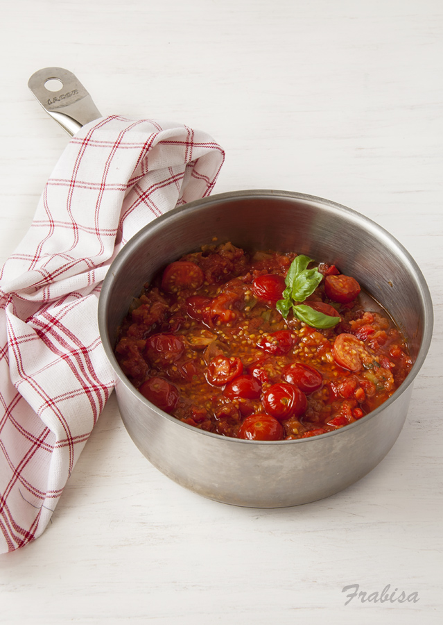 Salsa de tomate casera para pizza. RECETA La Cocina de Frabisa La