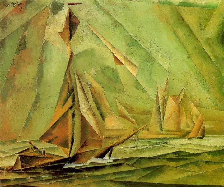 Lyonel Feininger 1871-1956 | American-born German Cubist/Expressionist painter