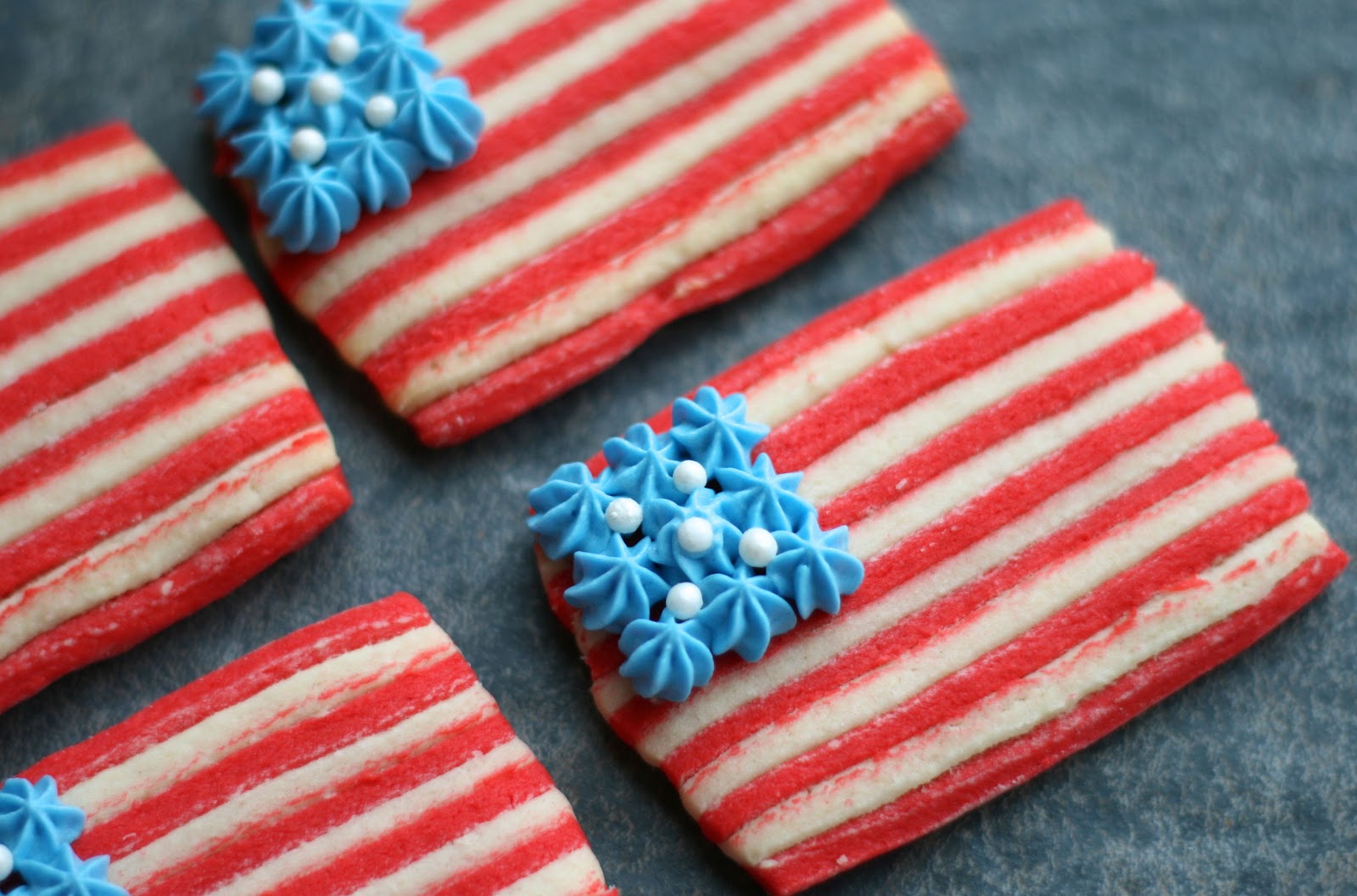 tune 'n fork American Flag Sugar Cookies