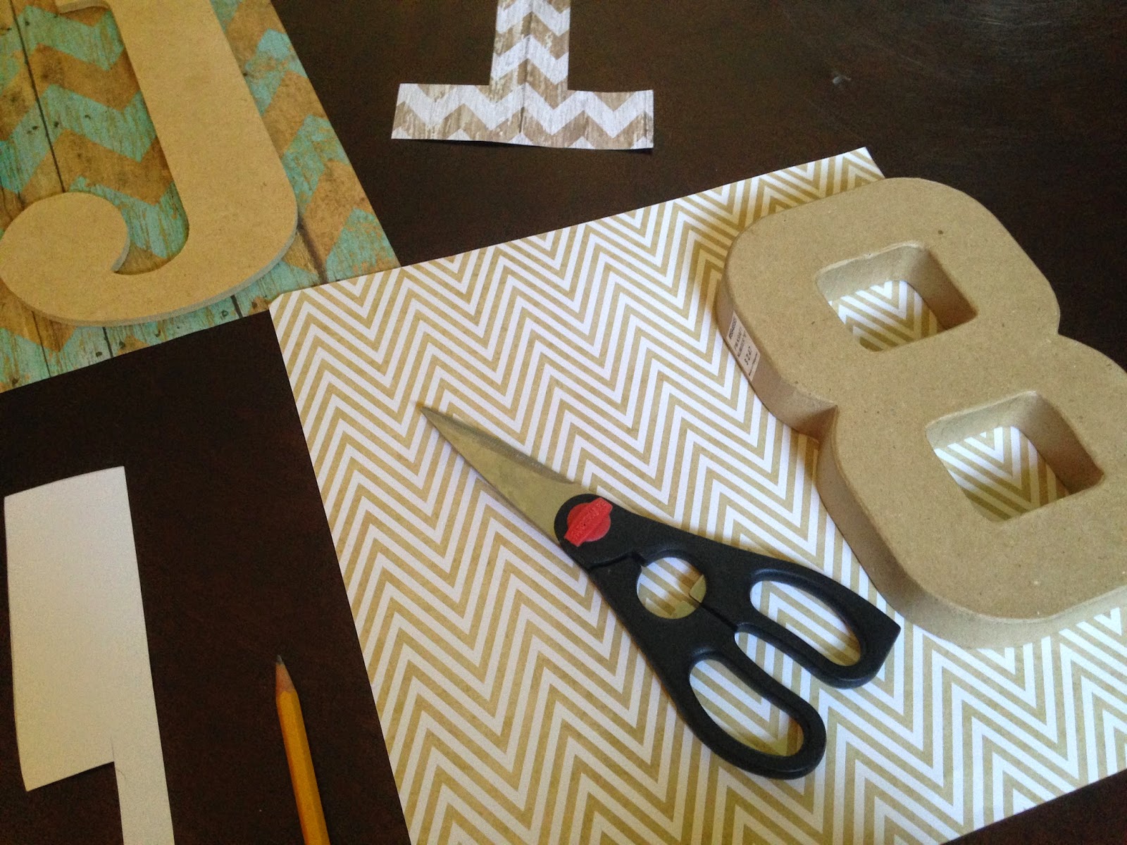 Pacific Midwest DIY Scrapbook Paper Numbers & Letters