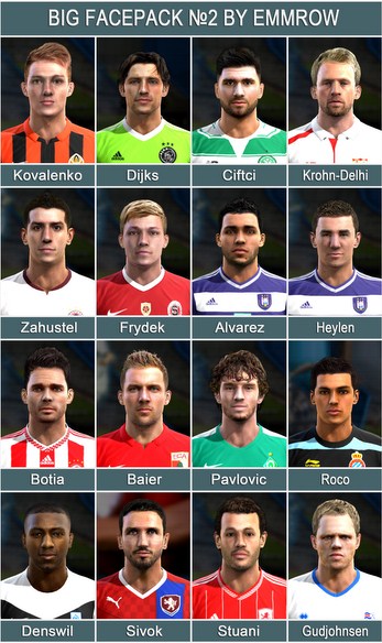 Big Facepack V2 2016 Pes 2013 By Emmrow Actualizacion Pes 2013