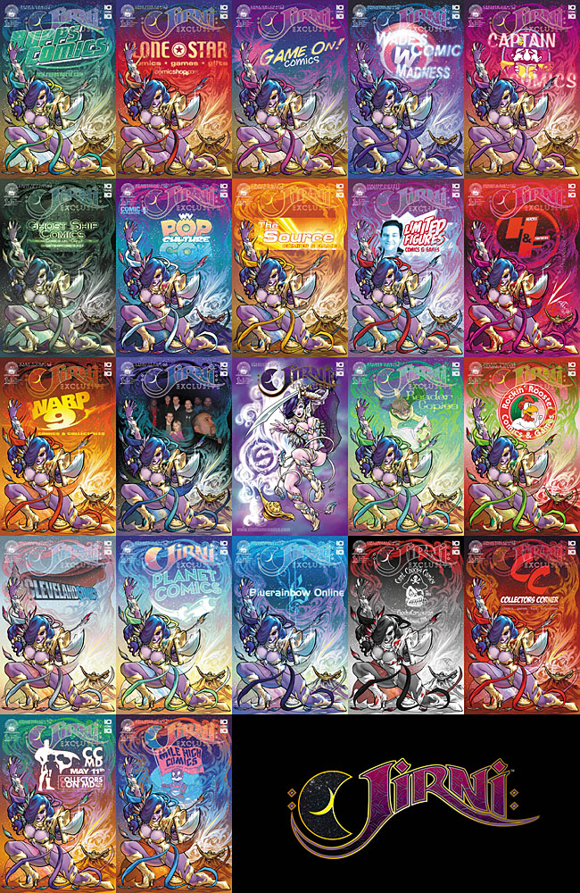 ASPEN’S JIRNI #1 PERSONALIZED RETAILER EXCLUSIVE COVERS REVEALED ASPEN’S JIRNI #1 PERSONALIZED RETAILER EXCLUSIVE COVERS REVEALED