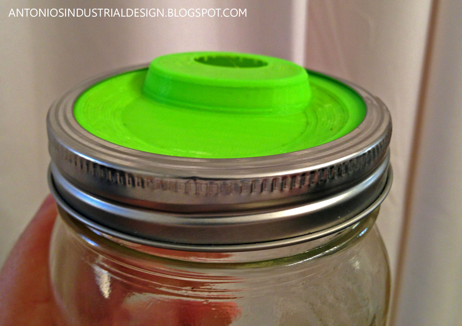 ANTONIO'S INDUSTRIAL DESIGN 3D Printed Mason Jar Lid