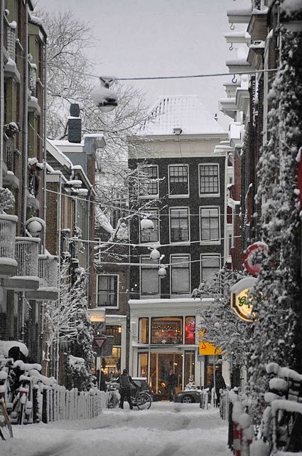 Amsterdam in the Snow