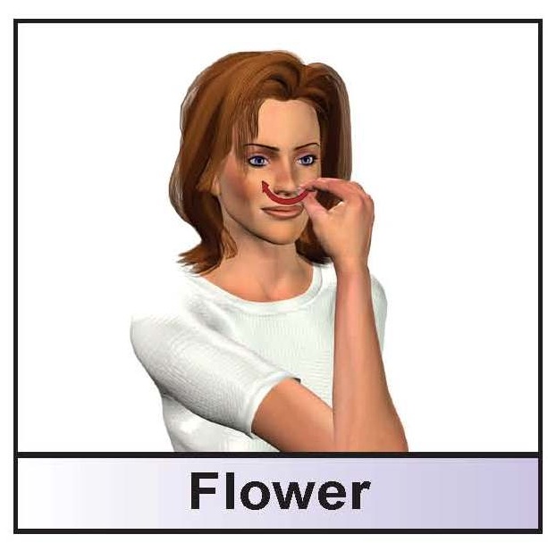 HearMyHands ASL sign FLOWER