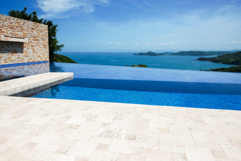 Coral Stone tiles Pool Decks and Stone Pavers Exquisite and long