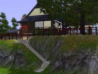 神社裏門