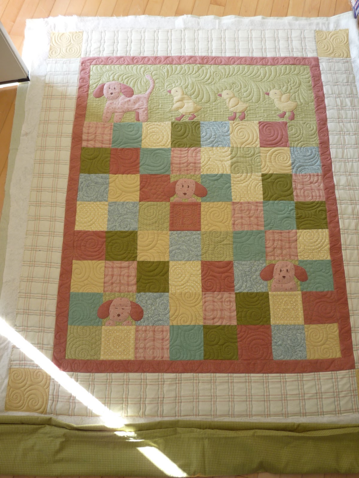 Sewing & Quilt Gallery Sweet Flannel Baby Quilt