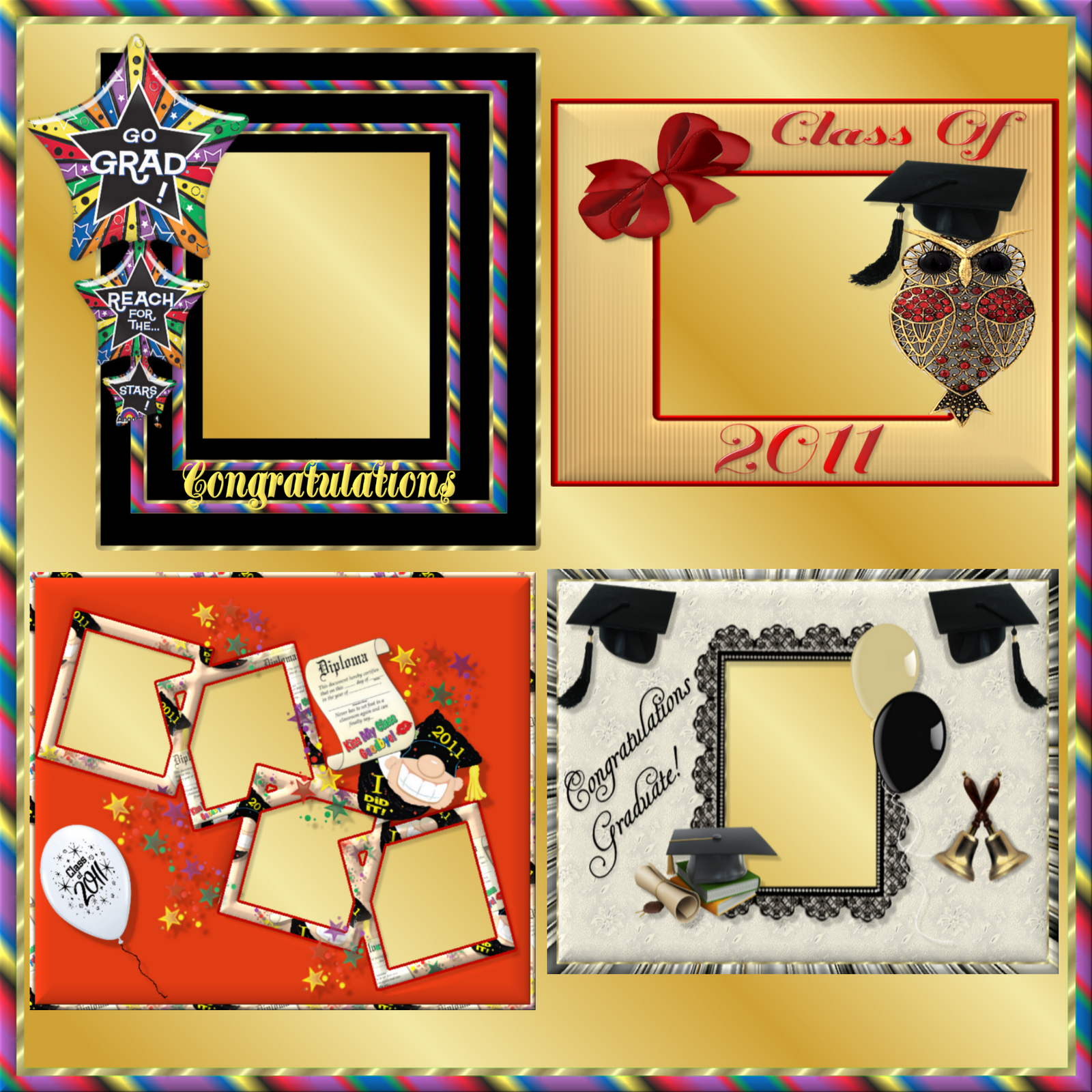 Creative Elegance Designs Frames For Graduation Kit