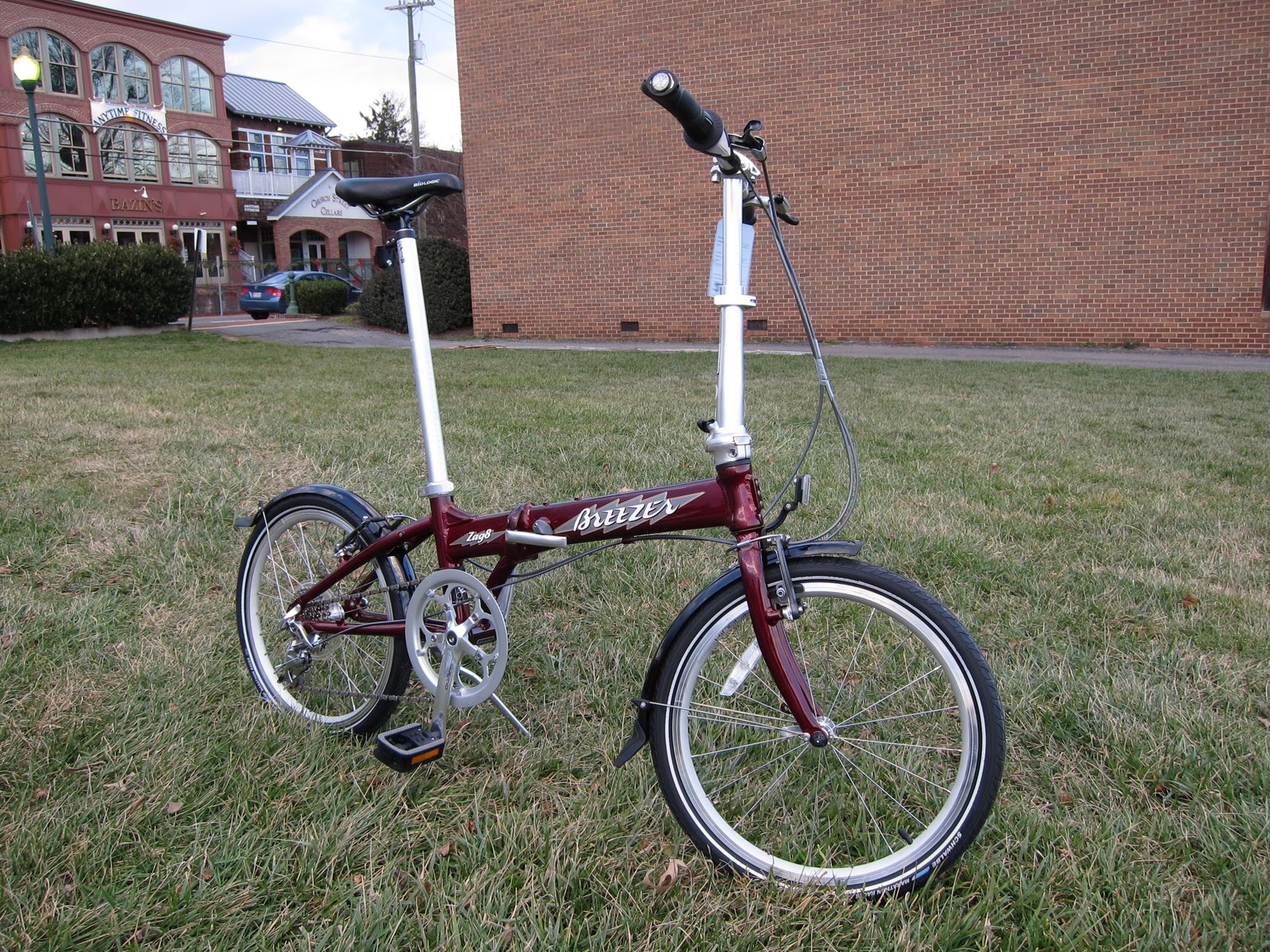 breezer folding bike