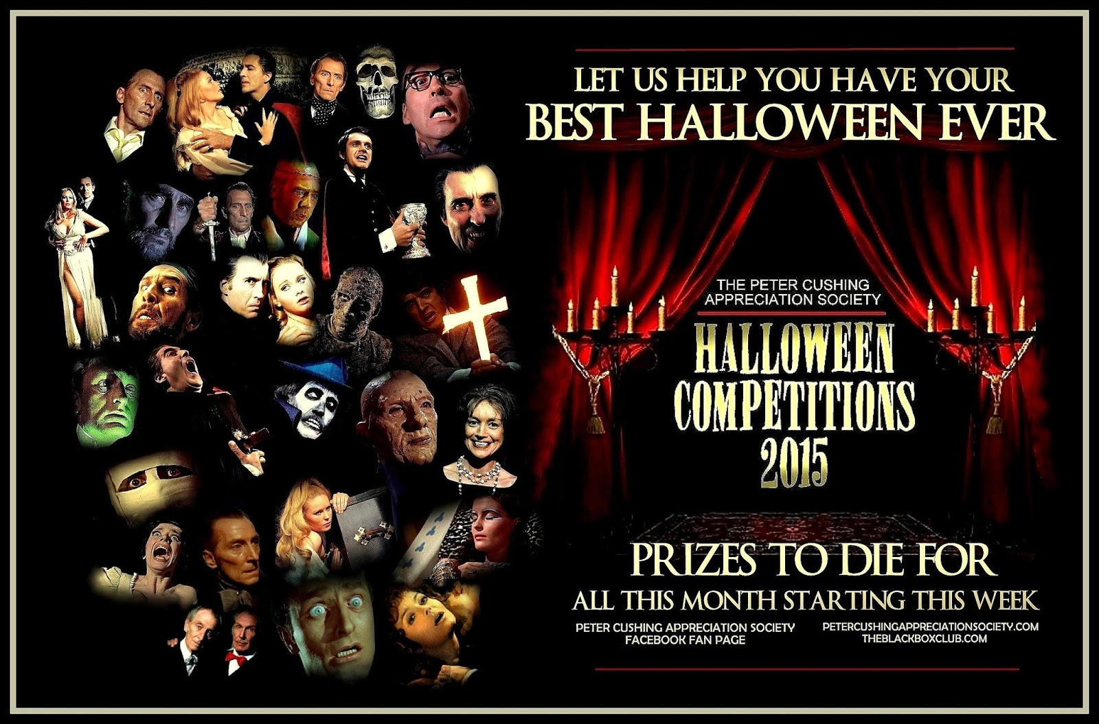 The Black Box Club COUNTDOWN TO HALLOWEEN AND WIN HAMMER HORROR BOX SETS BLU RAYS DVDS AND GOODIES!