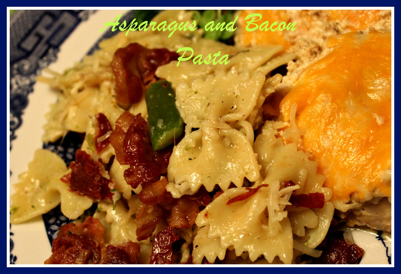 Sweet Tea and Cornbread Fresh Asparagus and Bacon Pasta!