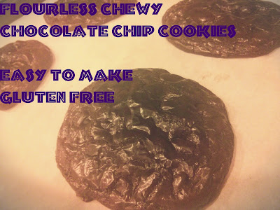 flourless chewy dark chocolate cookies