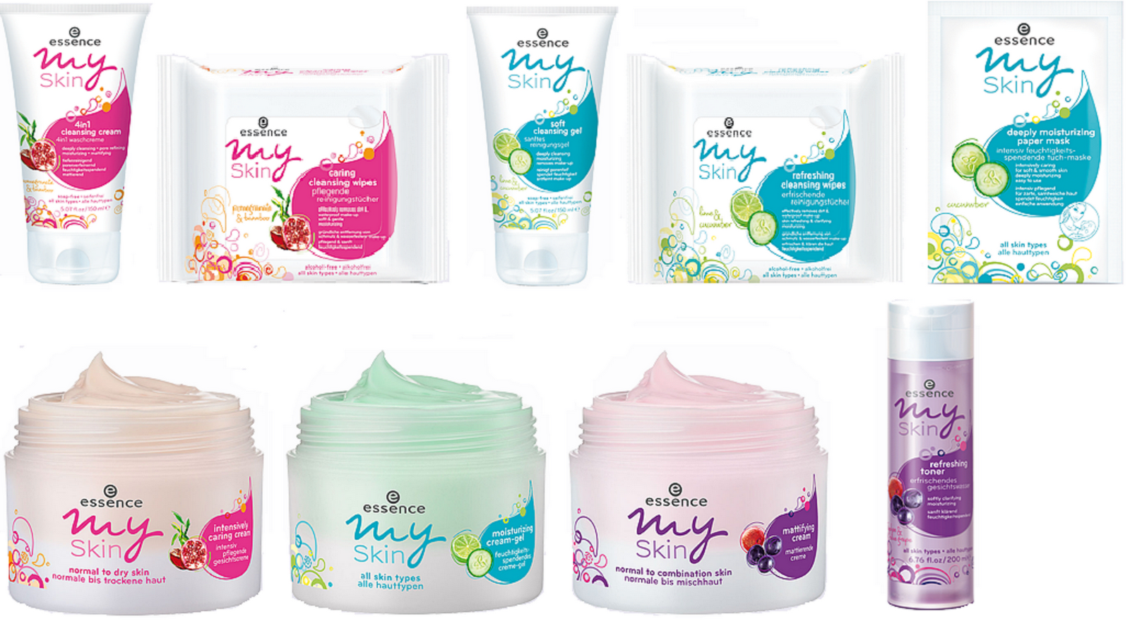 WANT essence my skin caring cleansing wipes Cleanse skincare