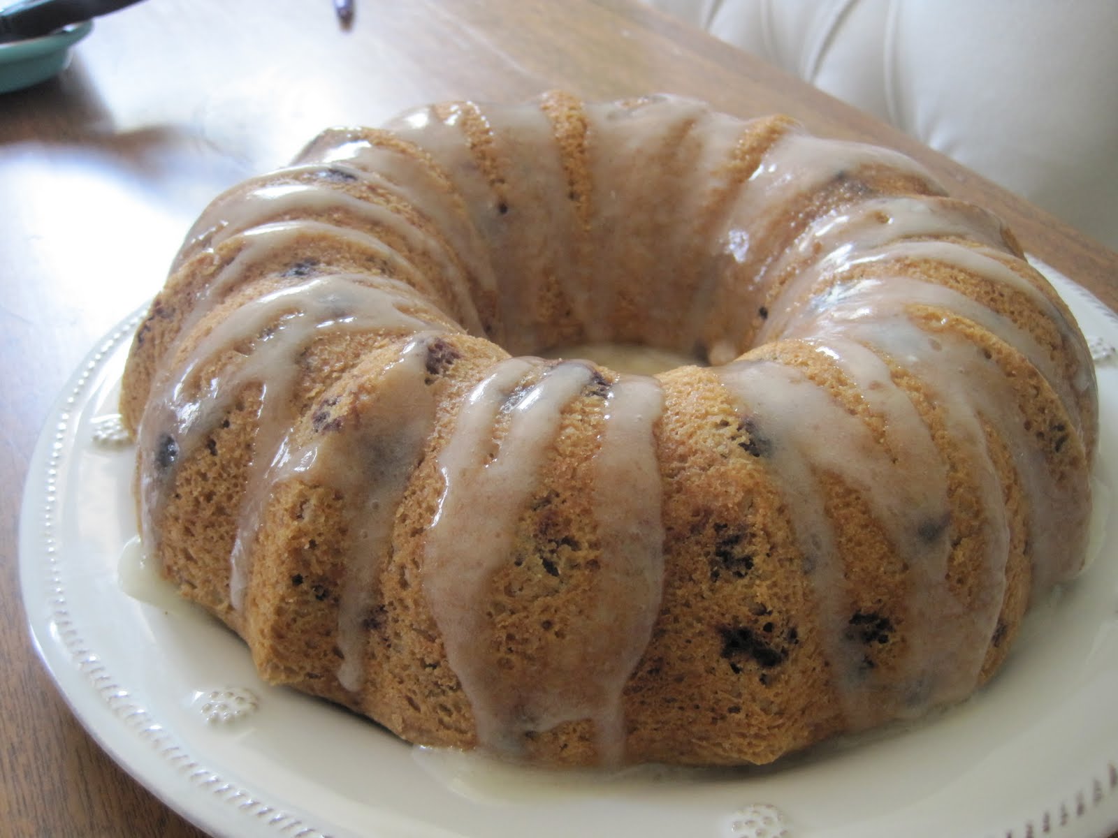 Allison Wonderland Whole Grain Lemon Blueberry Bundt Cake