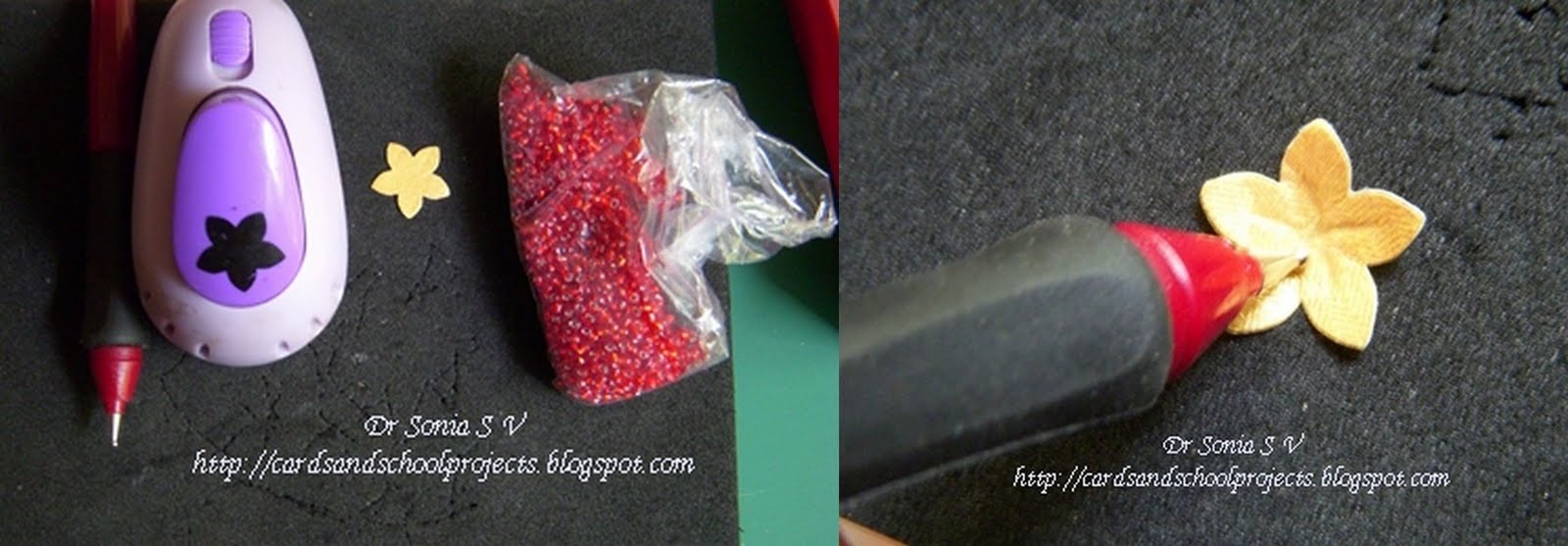 Cards ,Crafts ,Kids Projects Easy Circle Flower Tutorial and Punched