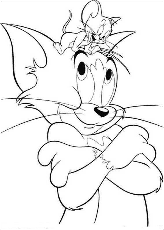 Fazendo a Nossa Festa Colorir Tom e Jerry Imagens para Colorir!
