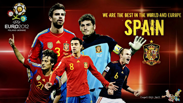 Wallpaper Timnas Spanyol Euro 2012