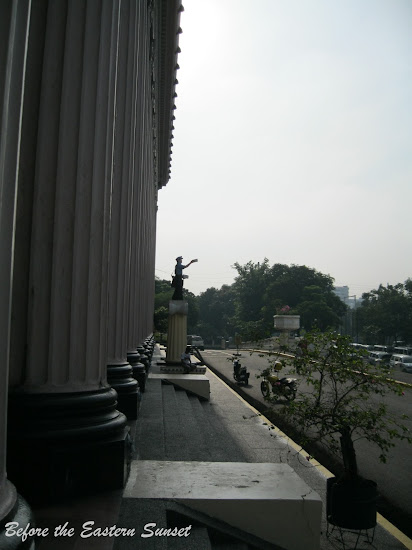 Another view of The Post in front of Manila Central Post Office.