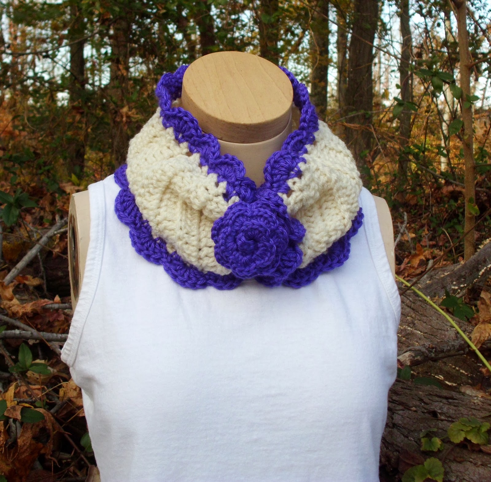 Rose Cottage Crochet Crochet Neck Warmer Pattern Tutorial