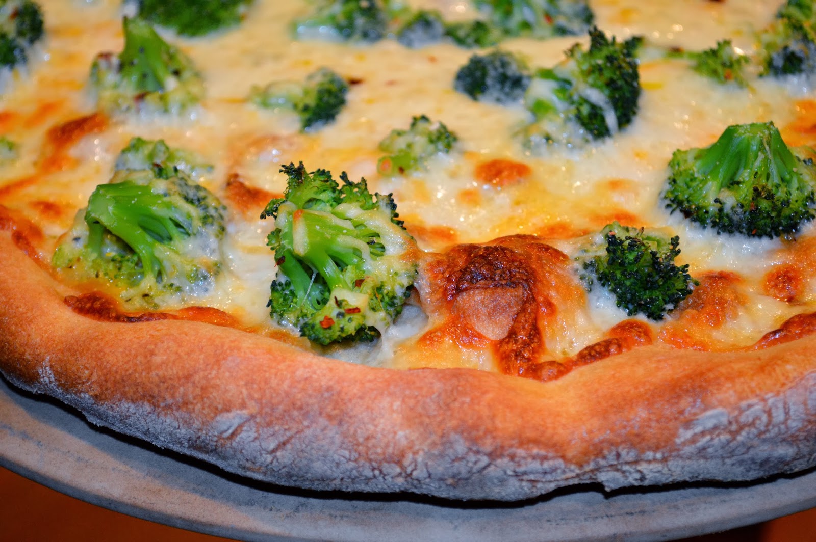 Kiss My Apron Broccoli & Cheese Pizza