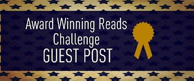 Award Winning Reads Challenge Guest Post banner by The Reading Housewives
