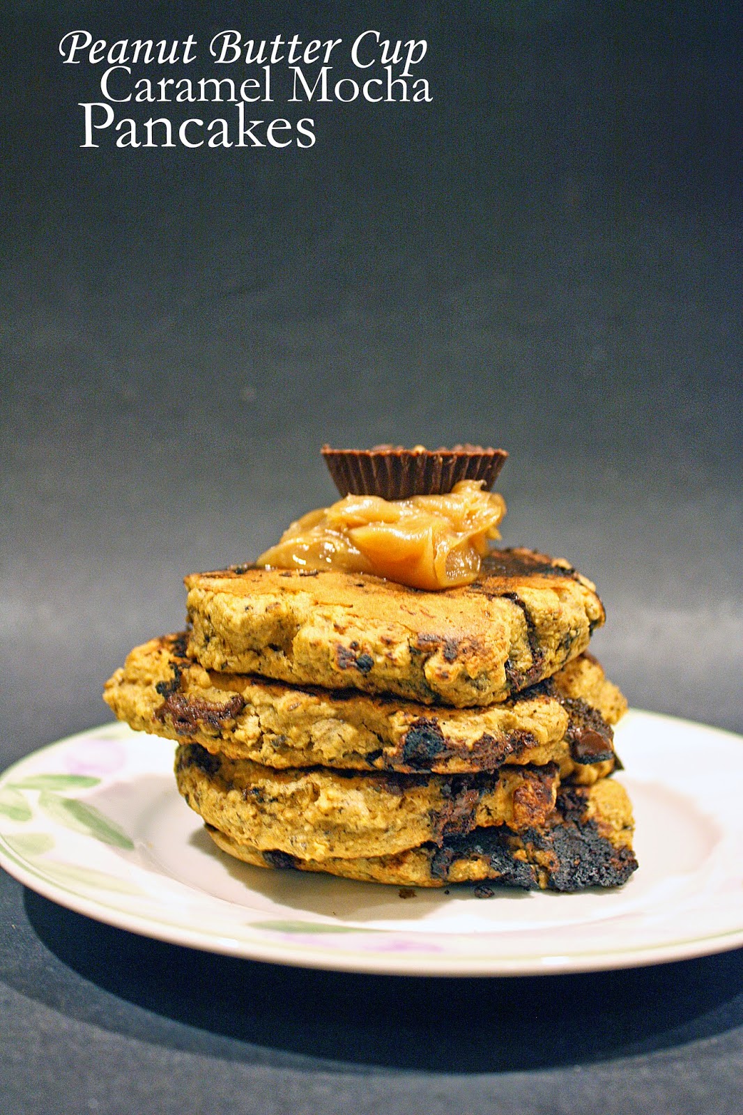 Vegan peanut butter cup caramel mocha pancakes How to Philosophize