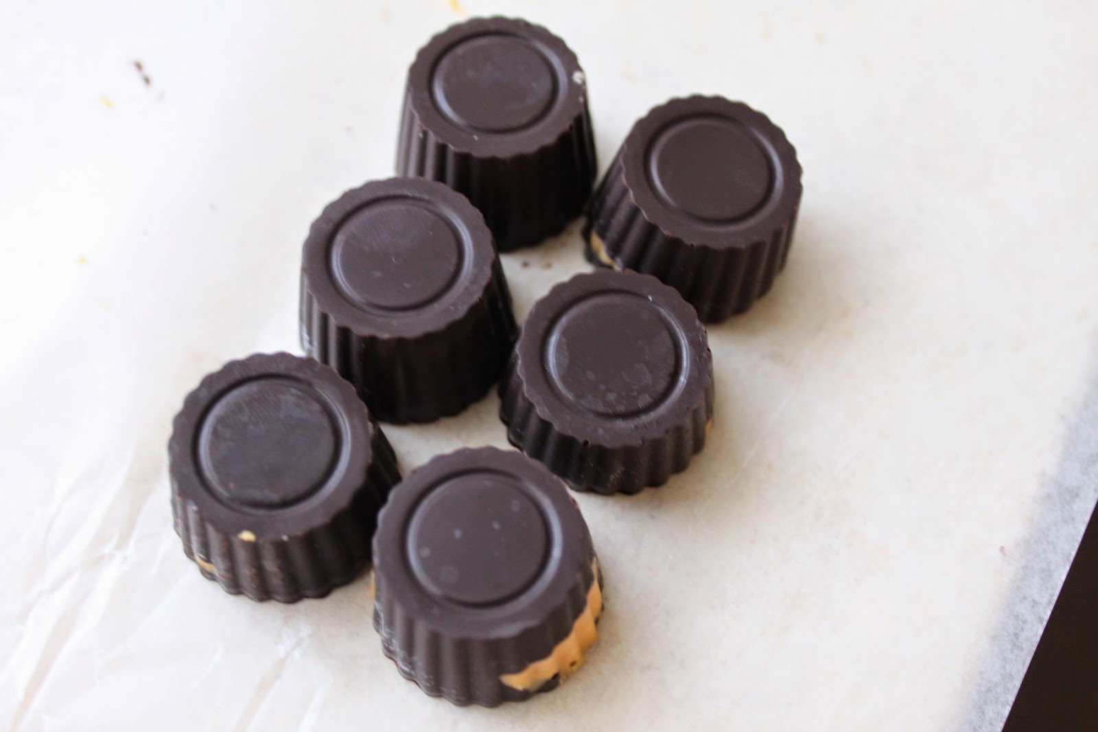 Fancy Food Thoughts Homemade Peanut Butter Cups (Dairy, Soy + Sugar