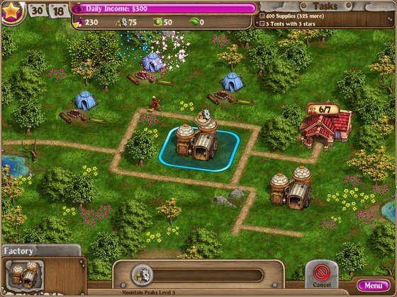 Campgrounds PC mini game Campgrounds PC mini game