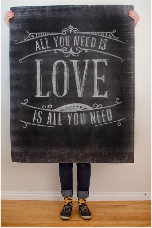 25 Love Posters to Make + Send for Valentines Poppytalk