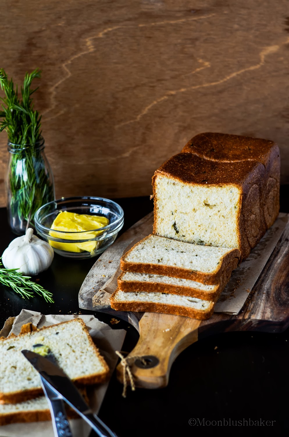 A small (big) news update // Buttery Garlic herb pain de mie The