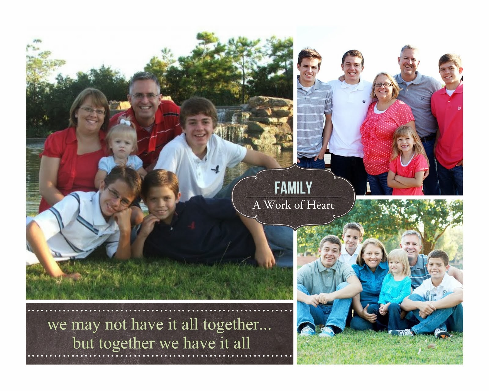 Our Family Is A Work of Heart